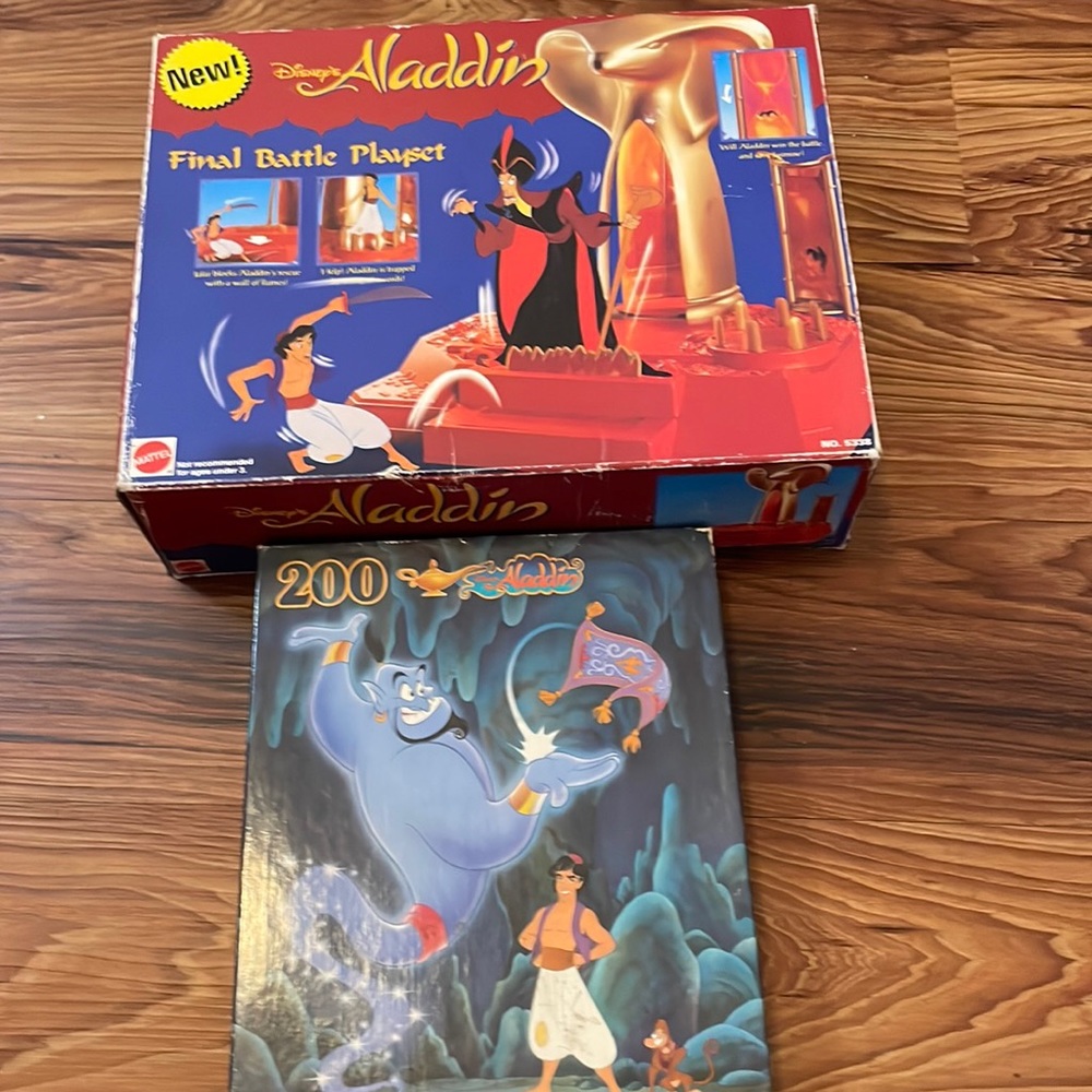 Aladdin Playset and Puzzle